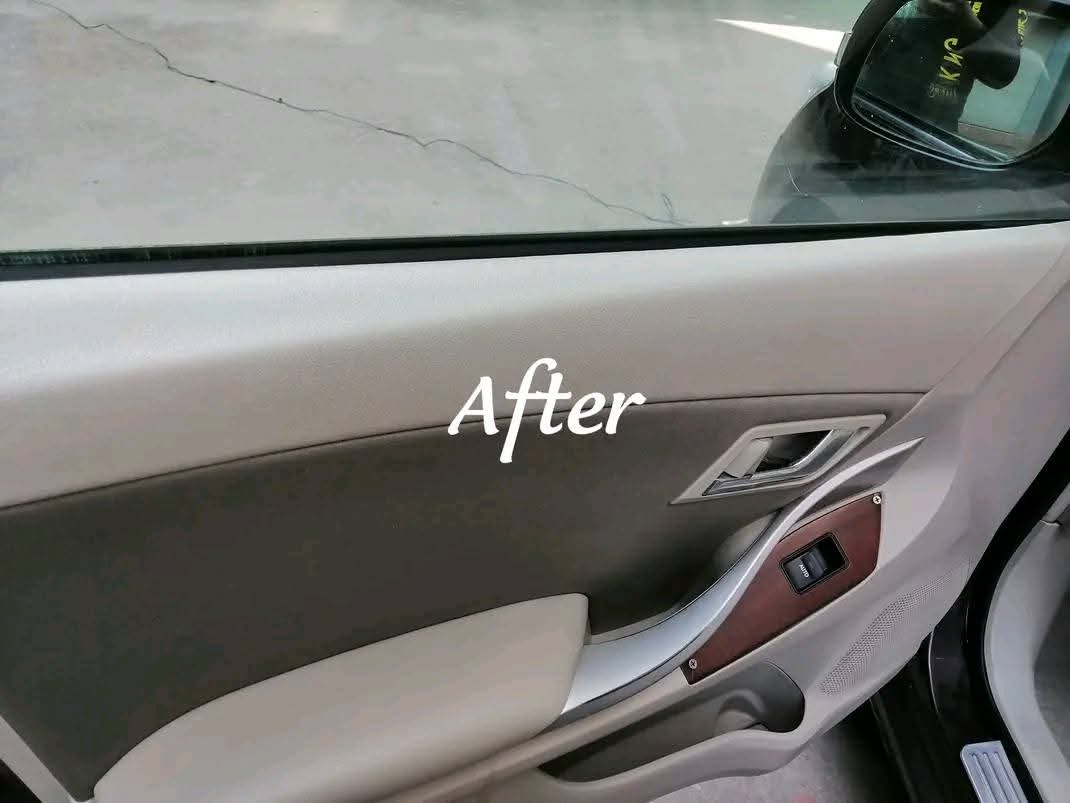 পলিশের পর ঝকঝকে দরজা — After